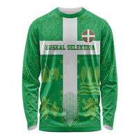 Custom Basque Euskadi Football Long Sleeve Shirt Euskal Selekzioa Go Champion