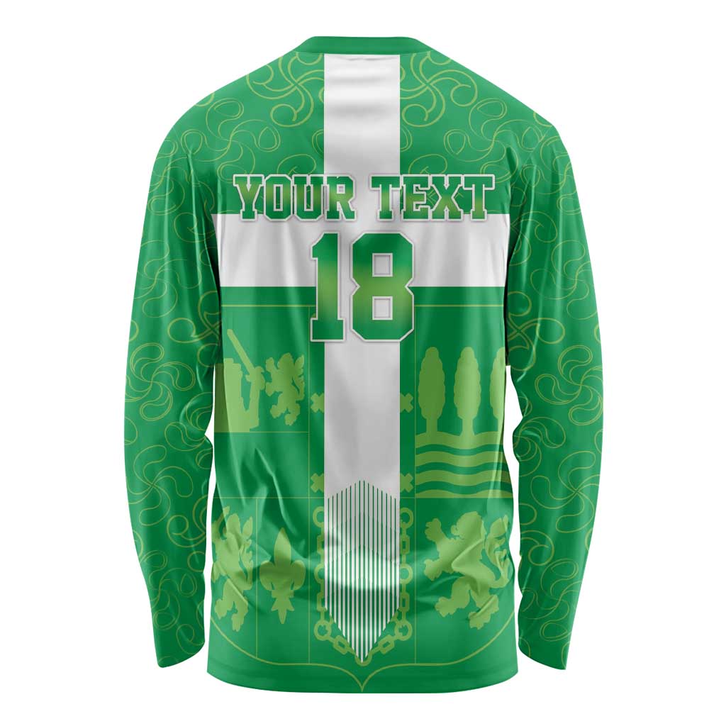 Custom Basque Euskadi Football Long Sleeve Shirt Euskal Selekzioa Go Champion