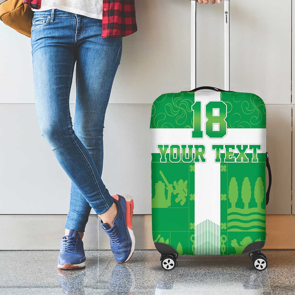 Custom Basque Euskadi Football Luggage Cover Euskal Selekzioa Go Champion