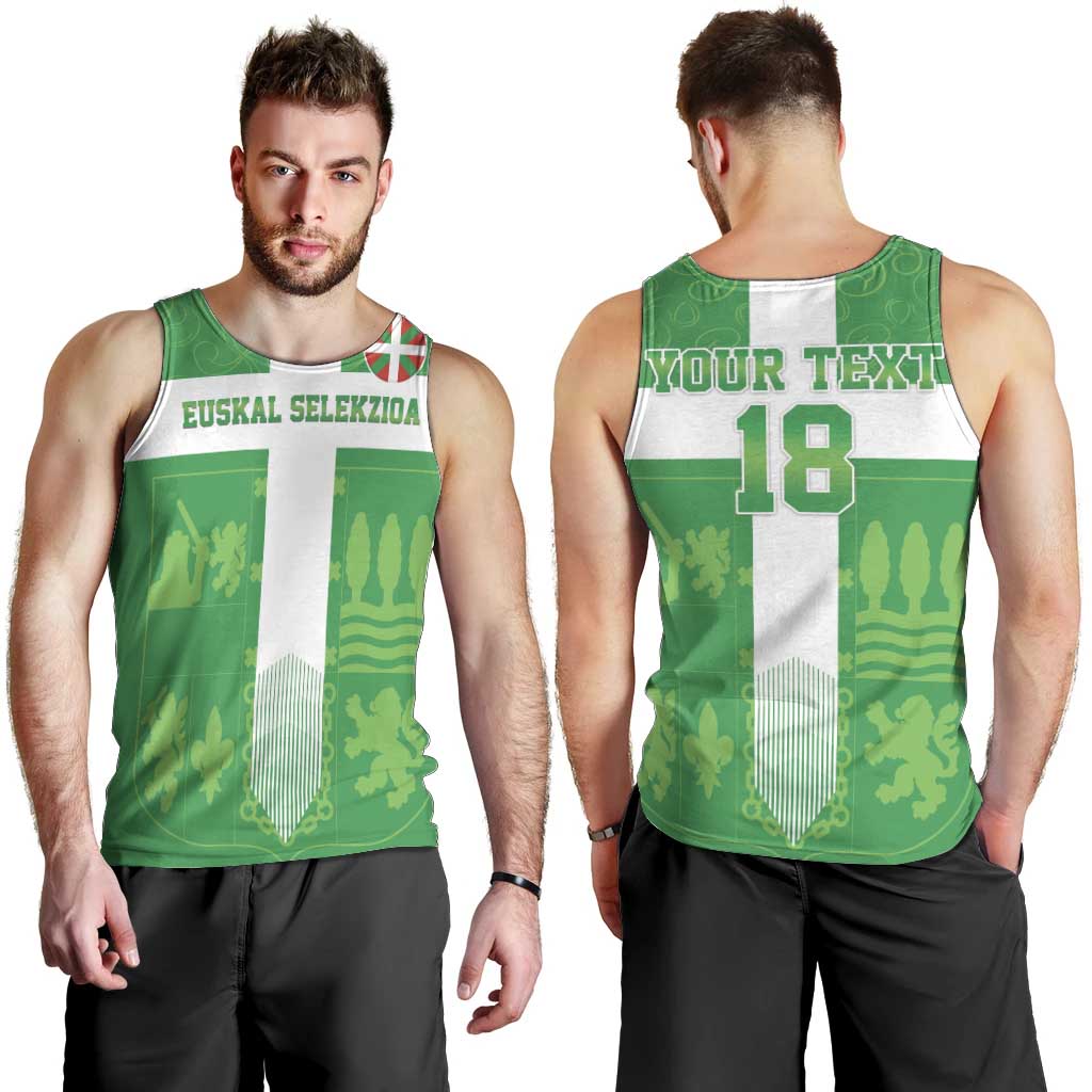 Custom Basque Euskadi Football Men Tank Top Euskal Selekzioa Go Champion