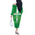 Custom Basque Euskadi Football Off The Shoulder Long Sleeve Dress Euskal Selekzioa Go Champion