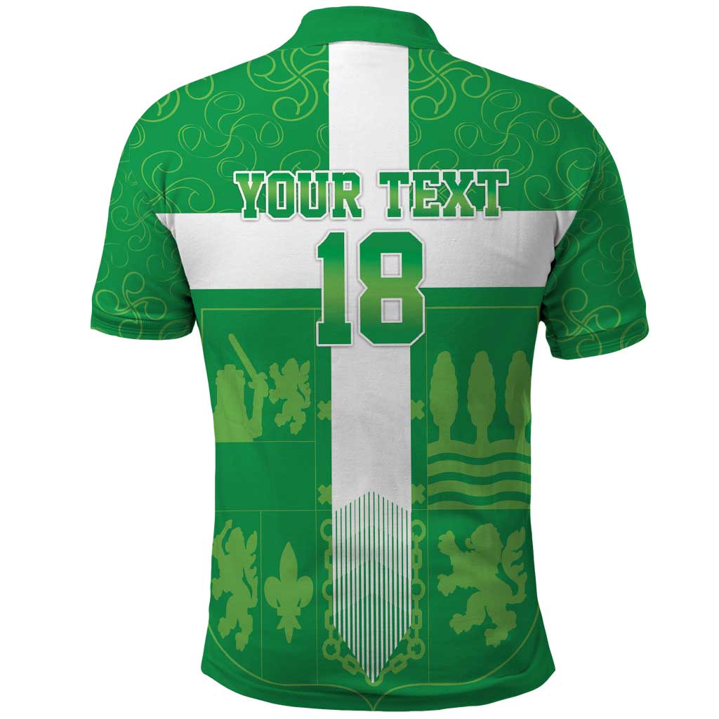 Custom Basque Euskadi Football Polo Shirt Euskal Selekzioa Go Champion