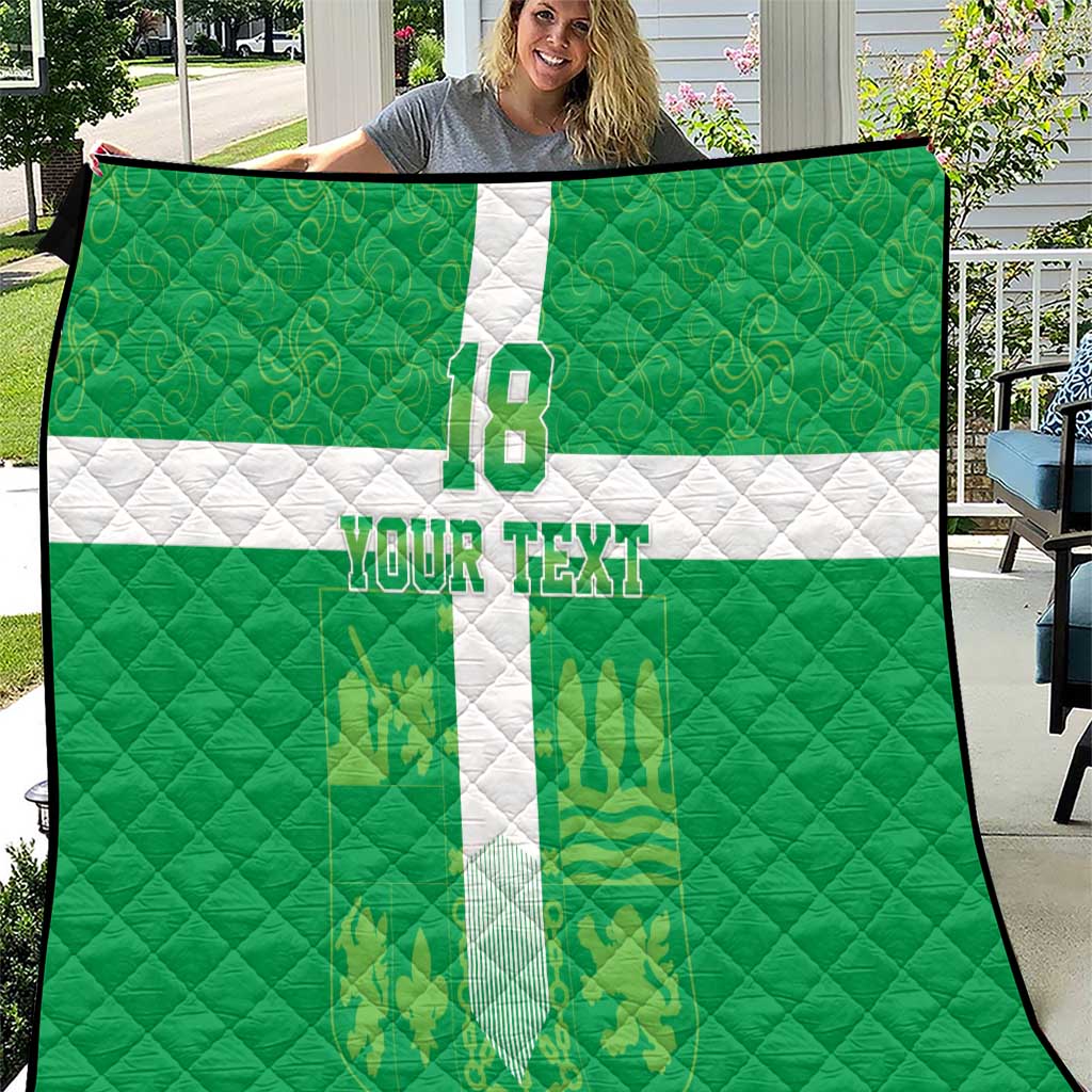 Custom Basque Euskadi Football Quilt Euskal Selekzioa Go Champion