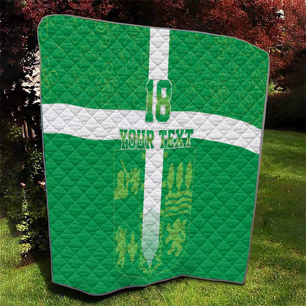 Custom Basque Euskadi Football Quilt Euskal Selekzioa Go Champion