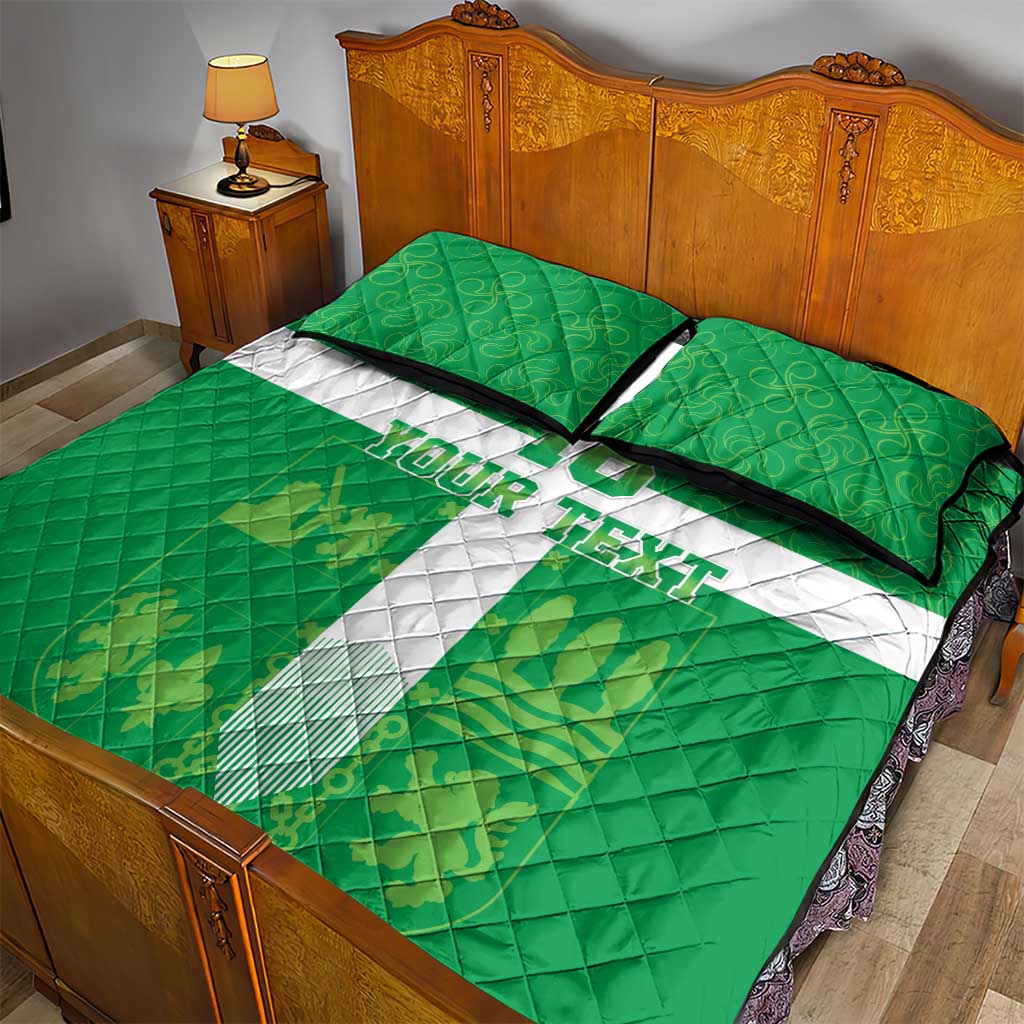 Custom Basque Euskadi Football Quilt Bed Set Euskal Selekzioa Go Champion