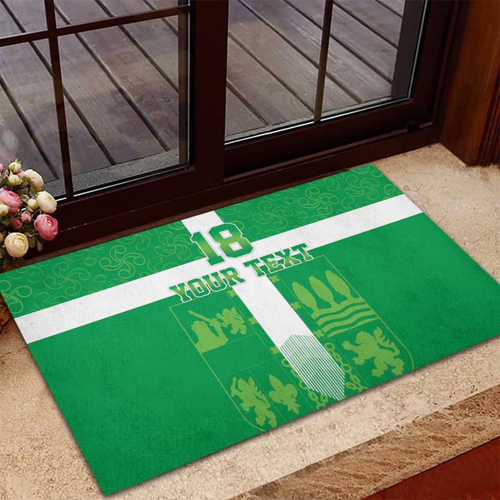 Custom Basque Euskadi Football Rubber Doormat Euskal Selekzioa Go Champion