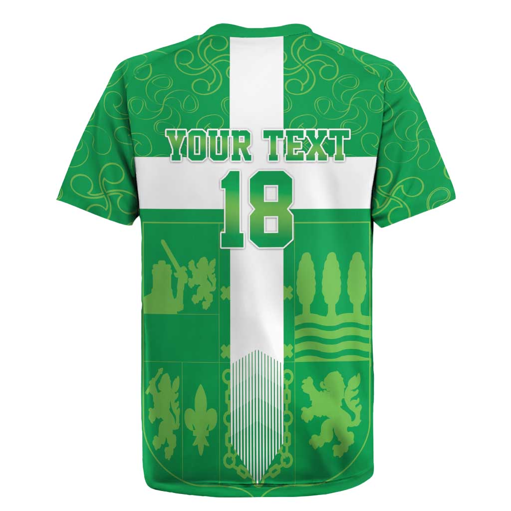 Custom Basque Euskadi Football Rugby Jersey Euskal Selekzioa Go Champion