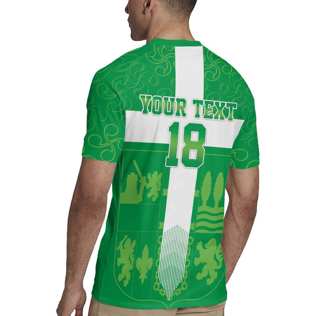 Custom Basque Euskadi Football Rugby Jersey Euskal Selekzioa Go Champion