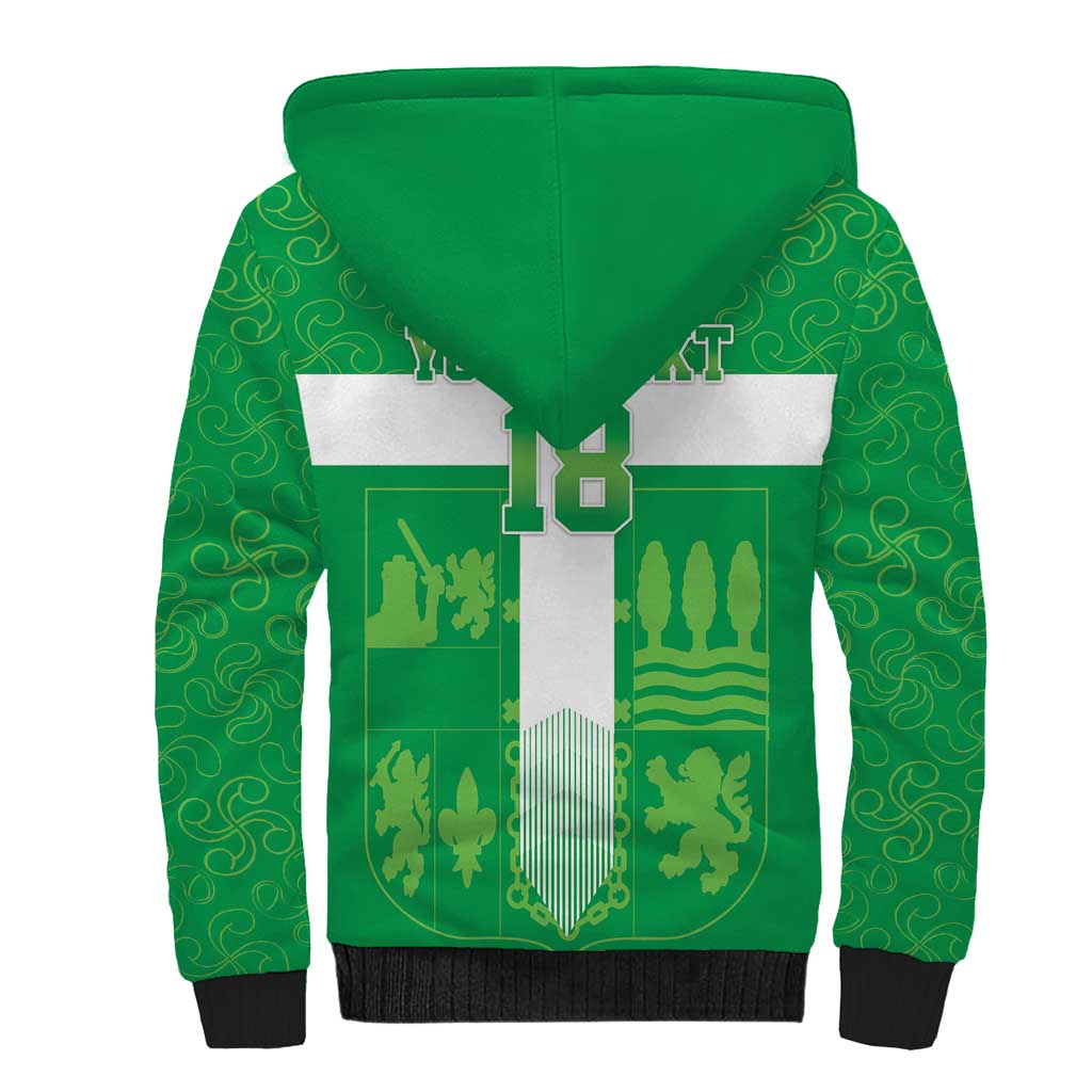 Custom Basque Euskadi Football Sherpa Hoodie Euskal Selekzioa Go Champion