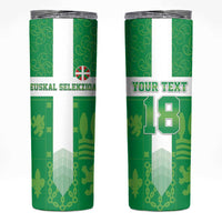 Custom Basque Euskadi Football Skinny Tumbler Euskal Selekzioa Go Champion