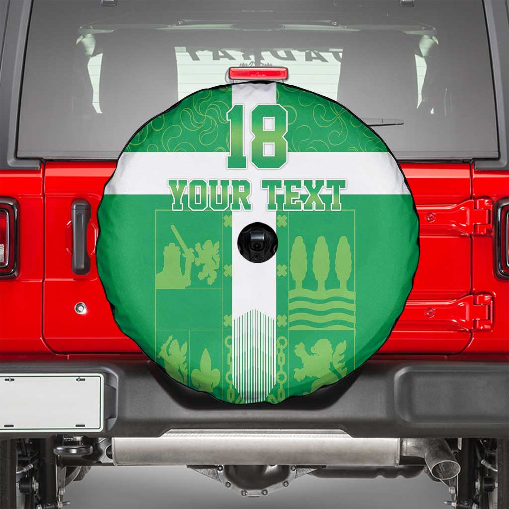 Custom Basque Euskadi Football Spare Tire Cover Euskal Selekzioa Go Champion
