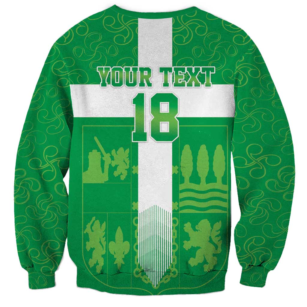 Custom Basque Euskadi Football Sweatshirt Euskal Selekzioa Go Champion