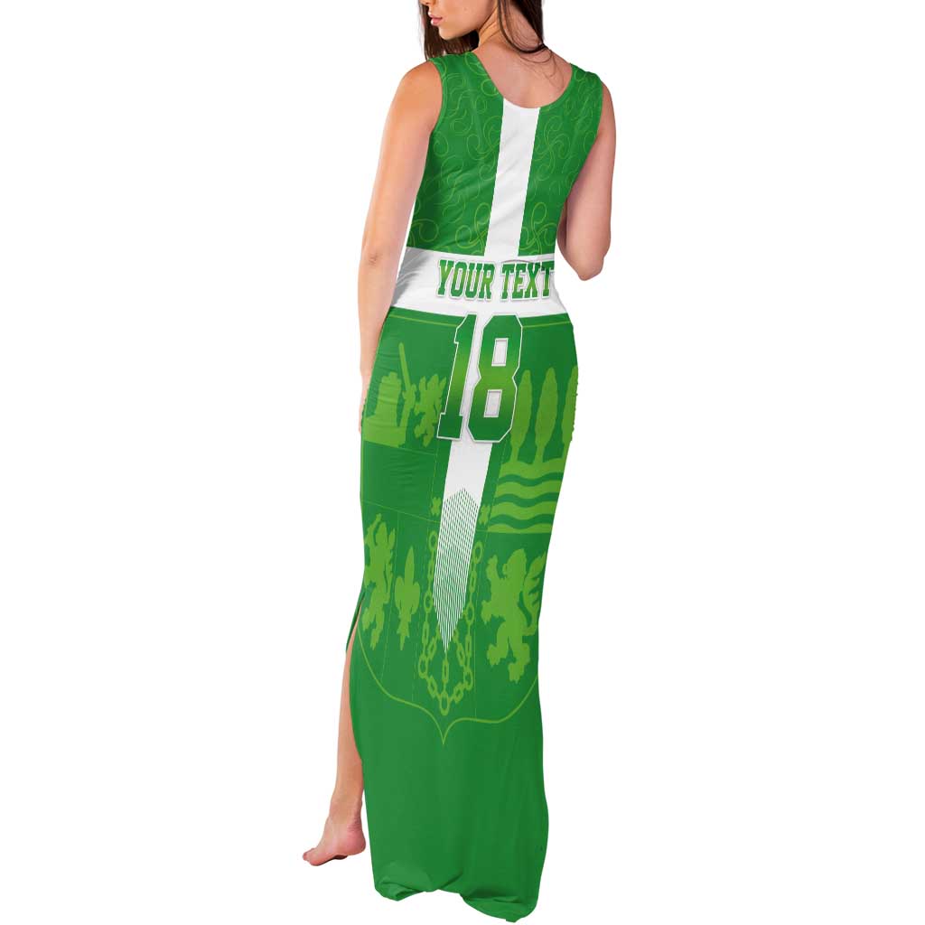 Custom Basque Euskadi Football Tank Maxi Dress Euskal Selekzioa Go Champion