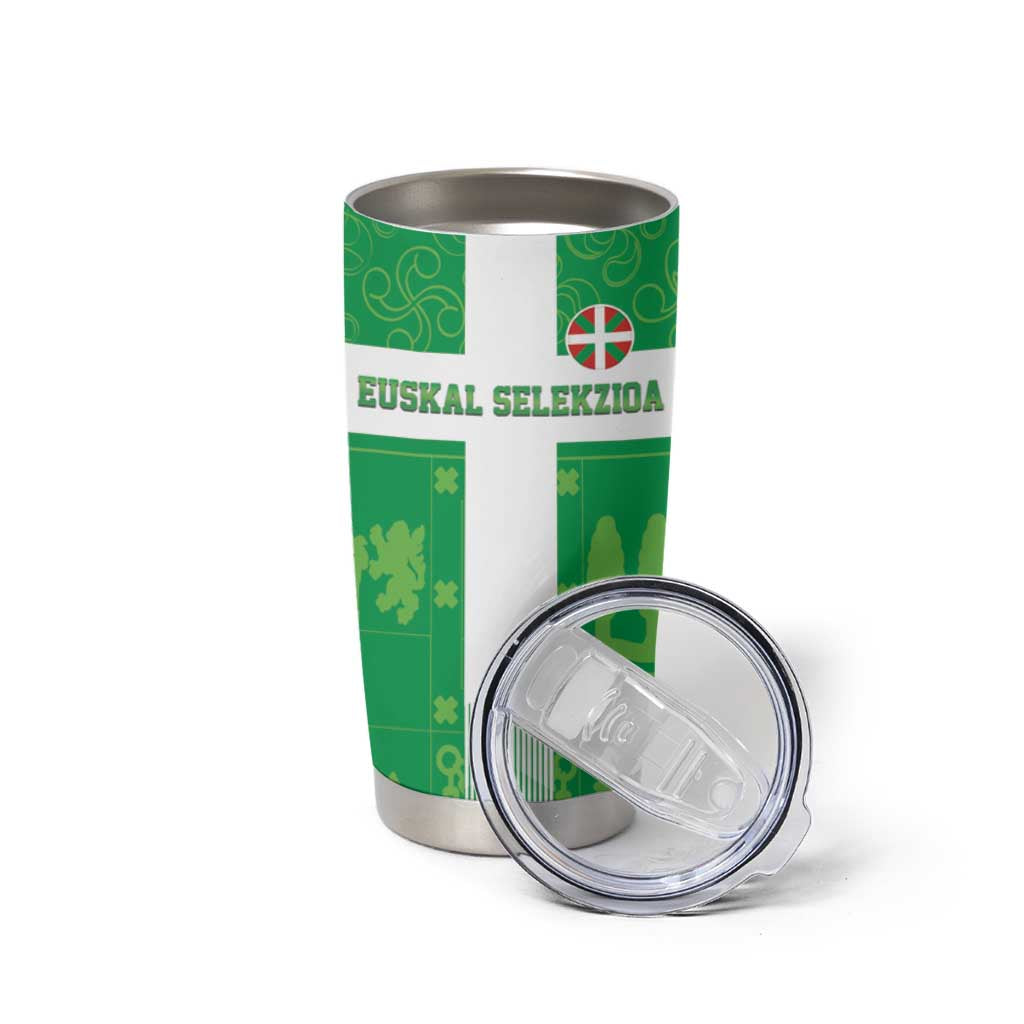Custom Basque Euskadi Football Tumbler Cup Euskal Selekzioa Go Champion