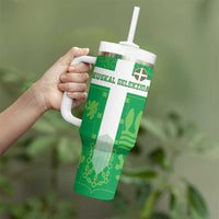 Custom Basque Euskadi Football Tumbler With Handle Euskal Selekzioa Go Champion