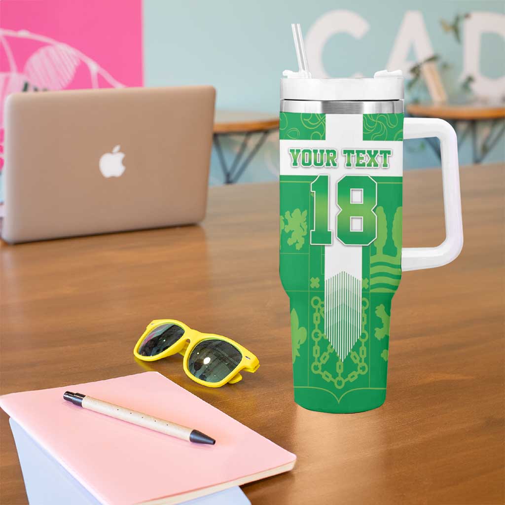 Custom Basque Euskadi Football Tumbler With Handle Euskal Selekzioa Go Champion