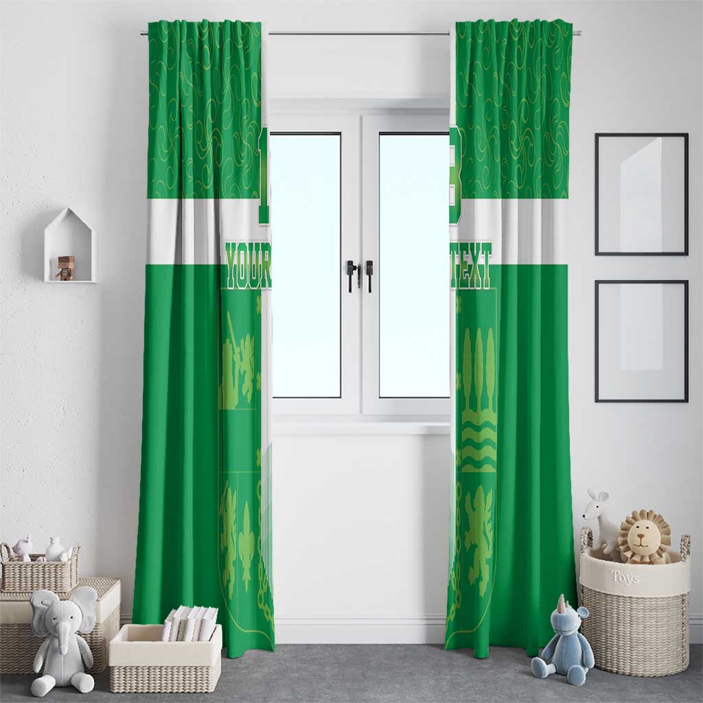 Custom Basque Euskadi Football Window Curtain Euskal Selekzioa Go Champion