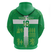 Custom Basque Euskadi Football Zip Hoodie Euskal Selekzioa Go Champion