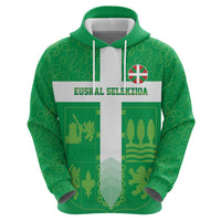 Custom Basque Euskadi Football Zip Hoodie Euskal Selekzioa Go Champion