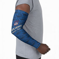 Custom Cape Verde Football 2026 Arm Sleeves Atlantic Blue Sharks Heritage