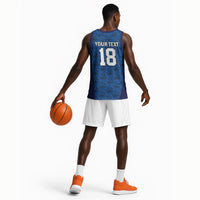 Custom Cape Verde Football 2026 Basketball Jersey Atlantic Blue Sharks Heritage