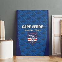 Cape Verde Football 2026 Canvas Wall Art Atlantic Blue Sharks Heritage