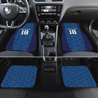 Custom Cape Verde Football 2026 Car Mats Atlantic Blue Sharks Heritage