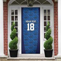Custom Cape Verde Football 2026 Door Cover Atlantic Blue Sharks Heritage