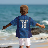 Custom Cape Verde Football 2026 Kid Hawaiian Shirt Atlantic Blue Sharks Heritage