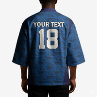 Custom Cape Verde Football 2026 Kimono Atlantic Blue Sharks Heritage