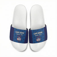 Cape Verde Football 2026 Slide Sandals Atlantic Blue Sharks Heritage