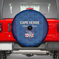 Cape Verde Football 2026 Spare Tire Cover Atlantic Blue Sharks Heritage