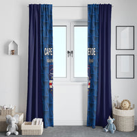 Cape Verde Football 2026 Window Curtain Atlantic Blue Sharks Heritage