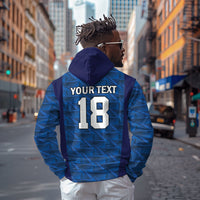 Custom Cape Verde Football 2026 Zip Hoodie Atlantic Blue Sharks Heritage