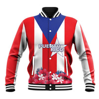 Personalized Puerto Rico Coat Of Arms Baseball Jacket - Wonder Print Shop