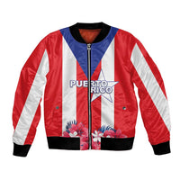 Personalized Puerto Rico Coat Of Arms Bomber Jacket - Wonder Print Shop