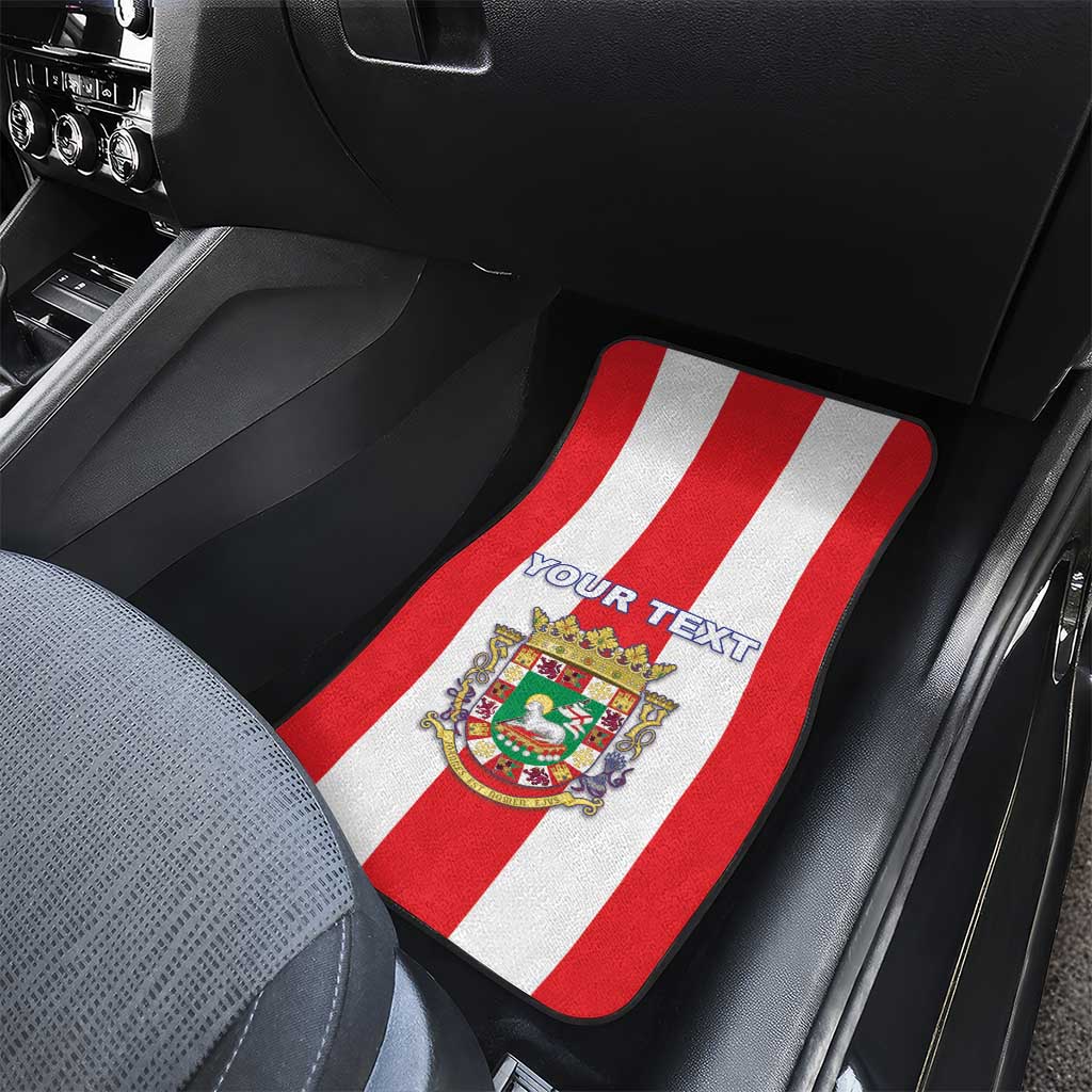 Personalized Puerto Rico Coat Of Arms Car Mats - Wonder Print Shop