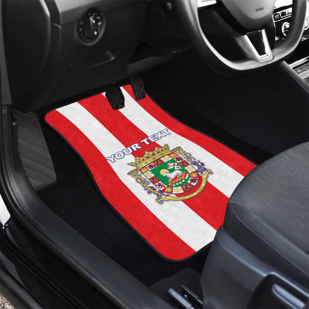 Personalized Puerto Rico Coat Of Arms Car Mats - Wonder Print Shop
