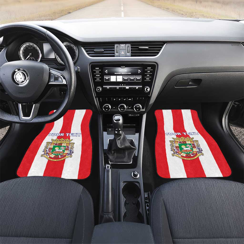 Personalized Puerto Rico Coat Of Arms Car Mats - Wonder Print Shop