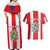 Personalized Puerto Rico Coat Of Arms Couples Matching Off Shoulder Maxi Dress and Hawaiian Shirt - Wonder Print Shop