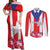 Personalized Puerto Rico Coat Of Arms Couples Matching Off Shoulder Maxi Dress and Long Sleeve Button Shirt - Wonder Print Shop