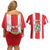 Personalized Puerto Rico Coat Of Arms Couples Matching Off Shoulder Short Dress and Hawaiian Shirt - Wonder Print Shop