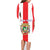 Personalized Puerto Rico Coat Of Arms Family Matching Long Sleeve Bodycon Dress and Hawaiian Shirt - Wonder Print Shop