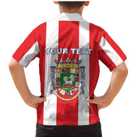 Personalized Puerto Rico Coat Of Arms Family Matching Mermaid Dress and Hawaiian Shirt - Wonder Print Shop