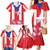Personalized Puerto Rico Coat Of Arms Family Matching Mermaid Dress and Hawaiian Shirt - Wonder Print Shop