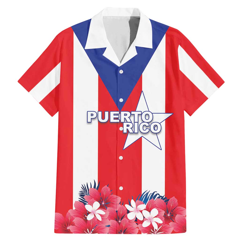 Personalized Puerto Rico Coat Of Arms Family Matching Mermaid Dress and Hawaiian Shirt - Wonder Print Shop