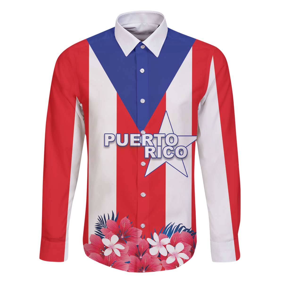 Personalized Puerto Rico Coat Of Arms Family Matching Off The Shoulder Long Sleeve Dress and Hawaiian Shirt - Wonder Print Shop