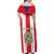 Personalized Puerto Rico Coat Of Arms Family Matching Off Shoulder Maxi Dress and Hawaiian Shirt - Wonder Print Shop