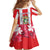 Personalized Puerto Rico Coat Of Arms Family Matching Off Shoulder Short Dress and Hawaiian Shirt - Wonder Print Shop