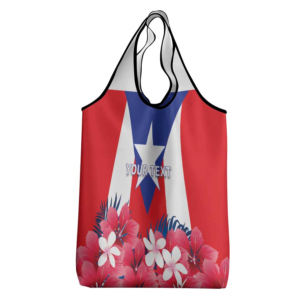Personalized Puerto Rico Coat Of Arms Grocery Bag